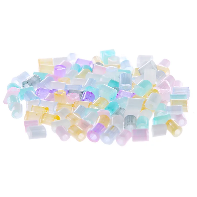 40 г/3600 шт. 2 мм мини матовые чешские семена разделитель стеклянные бусины трубка