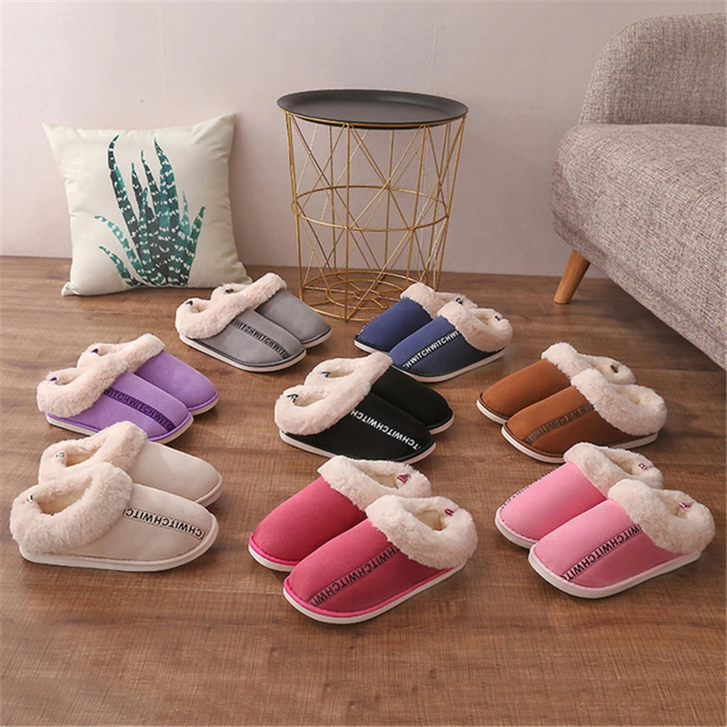 Прямая поставка женский зимний теплый домашние тапочки 2019 взрослые женские