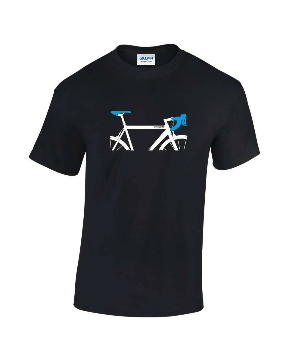 Мужская футболка с принтом Chris Froome Pro Cycling Bike| |