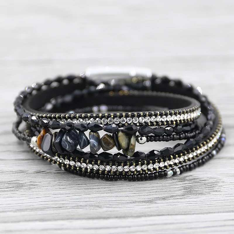 Браслеты Strathspey из натурального камня для женщин браслет с бусинами хрустального