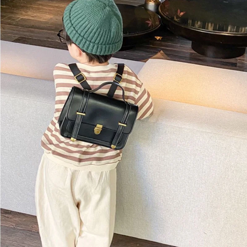 Korean Style Children Bags New Backpack Fashion Retro Mini Primary School Backpack Boys Girls Schoolbag In Kindergarten