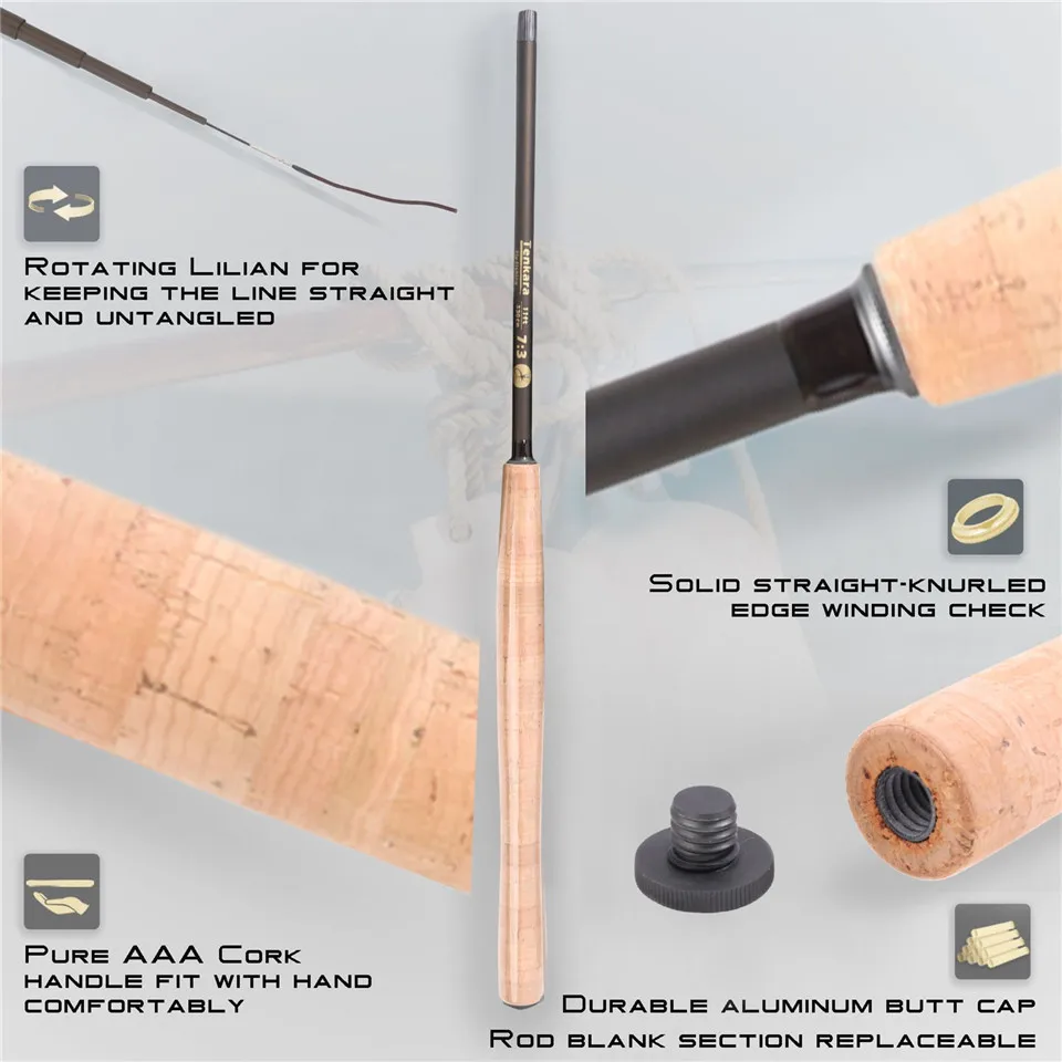 Maximumcatch 9 13FT 7:3 телескопическая удочка Tenkara для быстрого действия сегментов|rod lens|rod