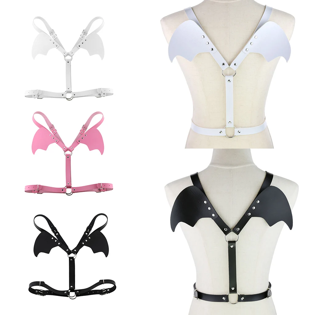 Панк Регулируемый жгут тела крыло летучей мыши стимпанк ролевые игры