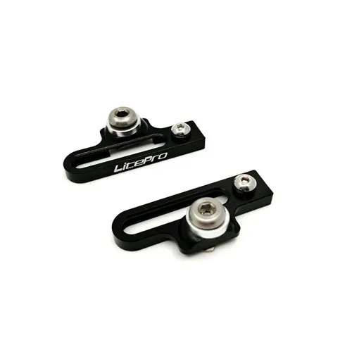 Black 1Pair Litepro велосипед с Тип тормозной суппорт Продлить адаптер 406 451 20 дюймов складной тормозной суппорт для велосипеда тормозной рычаг расширение модификация тормоза - Color: Black 1Pair