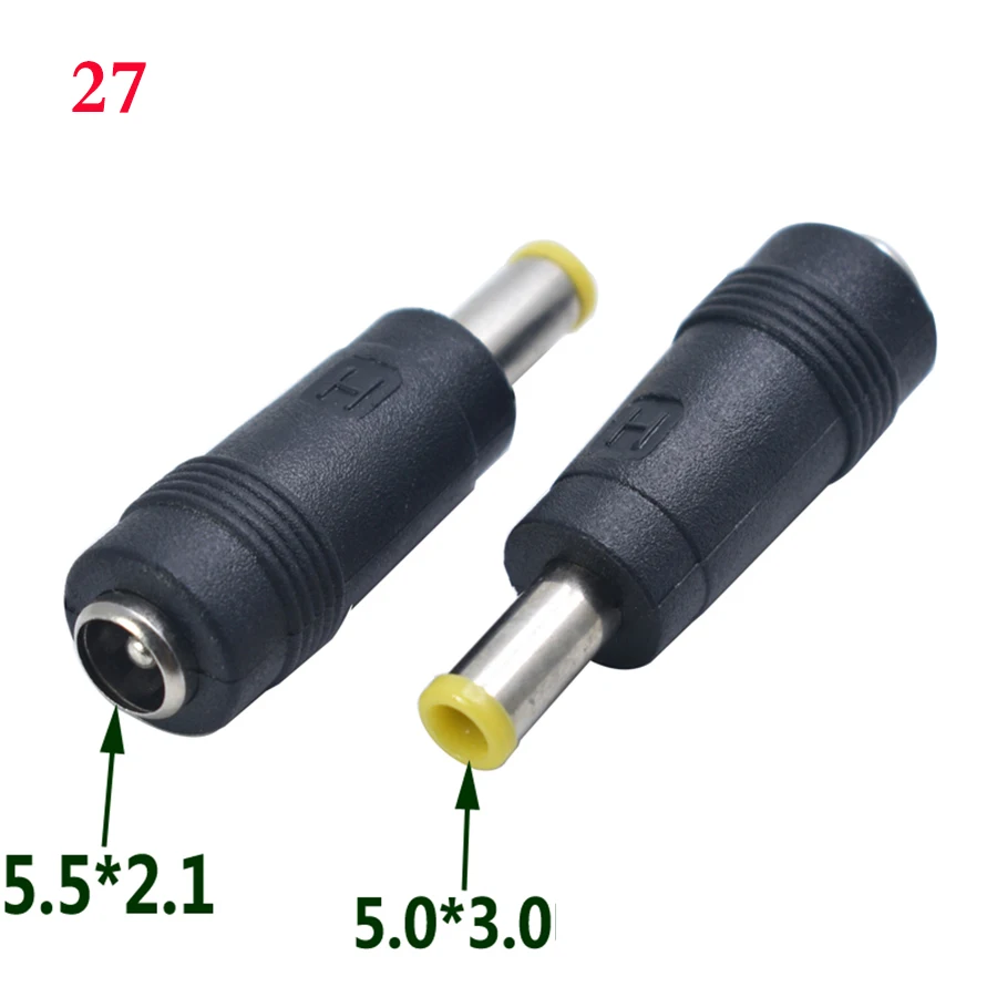 1 шт. общий DC мощность мужчин и женщин 6,0*3,0/5,0*3,0/5,5*2,1/5,5*2,5/usb к 5,5*2,1 разъем конвертер адаптер для ноутбука
