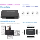 Переходник с USB 3,0 на IDE и SATA, легкий драйвер, комплект адаптеров для внешнего жесткого диска, кабель 2,53,5 дюйма