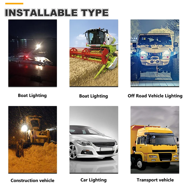 Однорядсветильник Светодиодная панель 6D 8 14 20 27 34 40 дюймов 4x4 для внедорожников