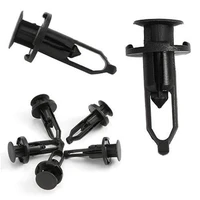 80 hot sales 30pcs black plastic push type car fastener rivet retainer clips for toyota newest