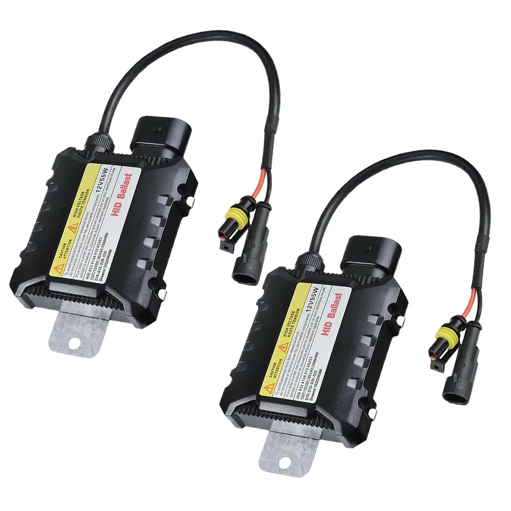 

2 Pieces HID Ballasts Approx. 75x65mm Easy To Install Light Xenon Conversion Kit