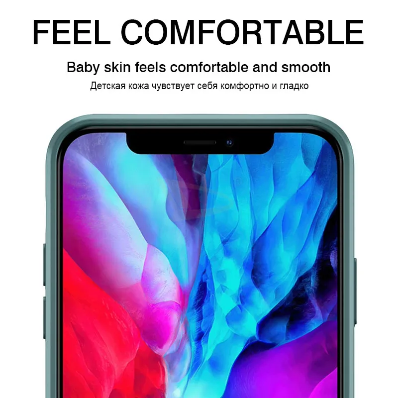 Официальный Оригинальный жидкий силиконовый чехол для телефона IPhone 11 Pro XR X XS Max SE