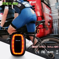 meilan x6 smart bicycle rear light auto start stop brake sensing ipx4 waterproof cycling taillight new 2020 led lights