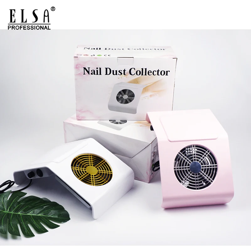40 Вт Мощный коллектор для всасывания пыли с ногтей пылесос 2 пылесборниками