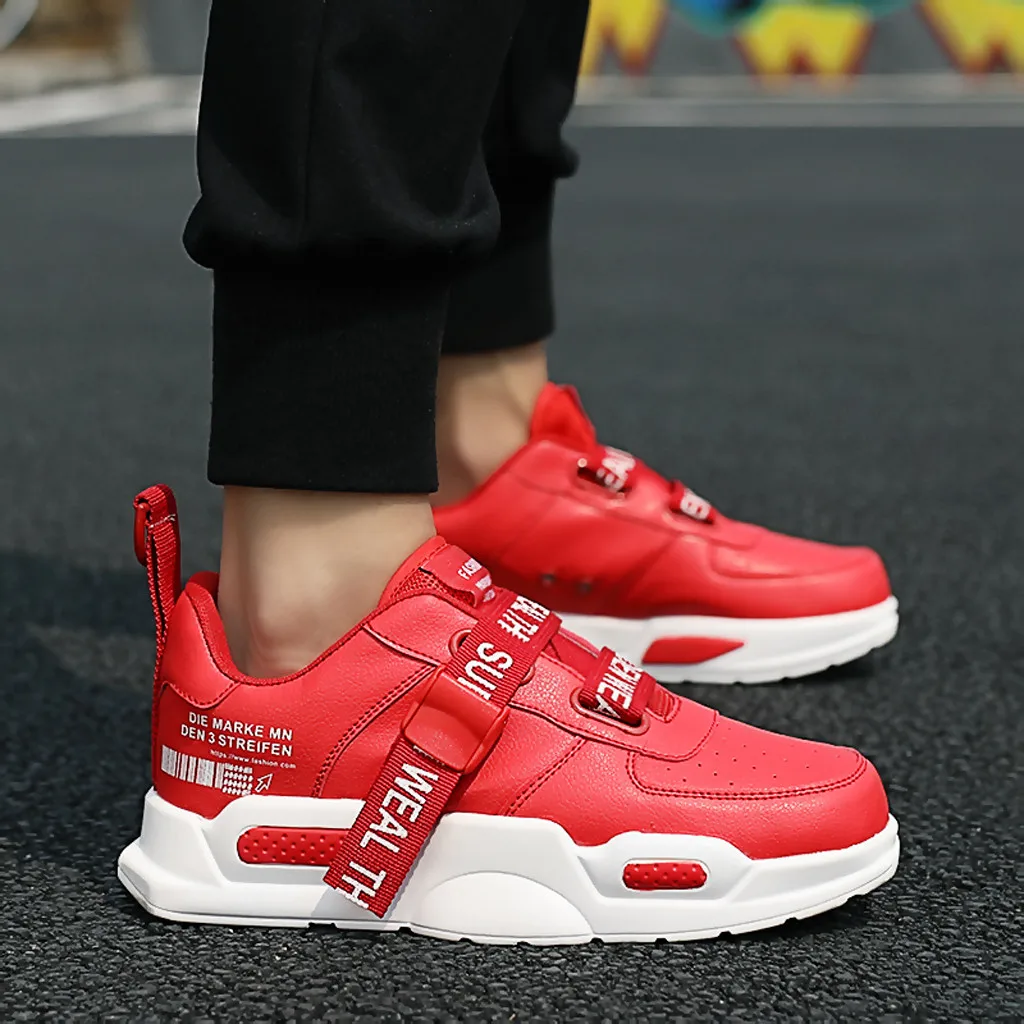 Модные мужские кроссовки повседневная обувь дышащая на шнуровке Студенческая