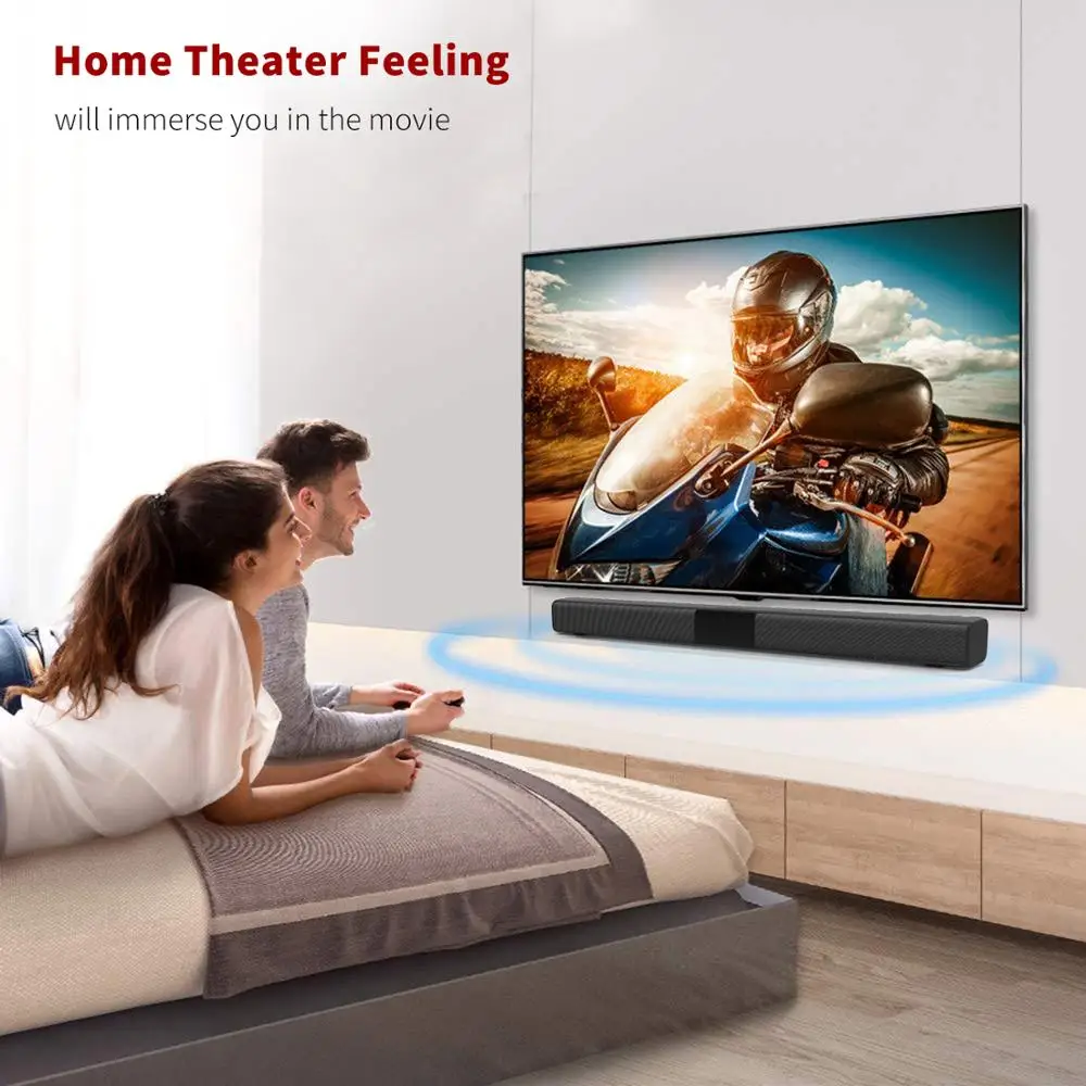 Беспроводная Bluetooth Колонка SC18 50 Вт стерео Саундбар с супербасами 9D ТВ ПК мощный