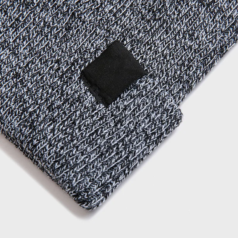 Хепберн бренд унисекс Зимний вязаный с манжетами Дыня Кепка черепом мешковатые