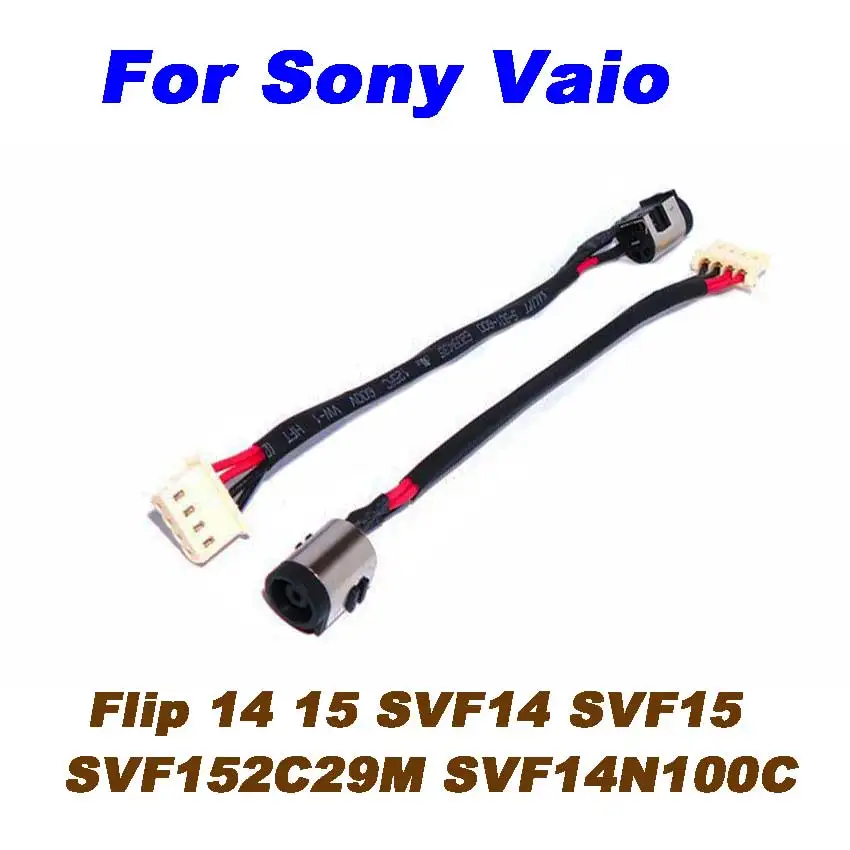 Conector de Cable de toma de corriente DC para Sony Vaio Flip 14 15 SVF14 SVF15 SVF152C29M SVF14N100C, 1-5 piezas, nuevo