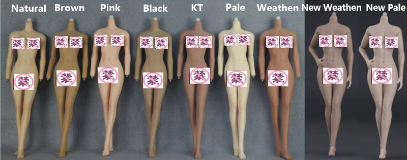 Jiaou Doll 1/6th JIAOUDOLL Super Flexible European Sharp Female Seamless Bodies