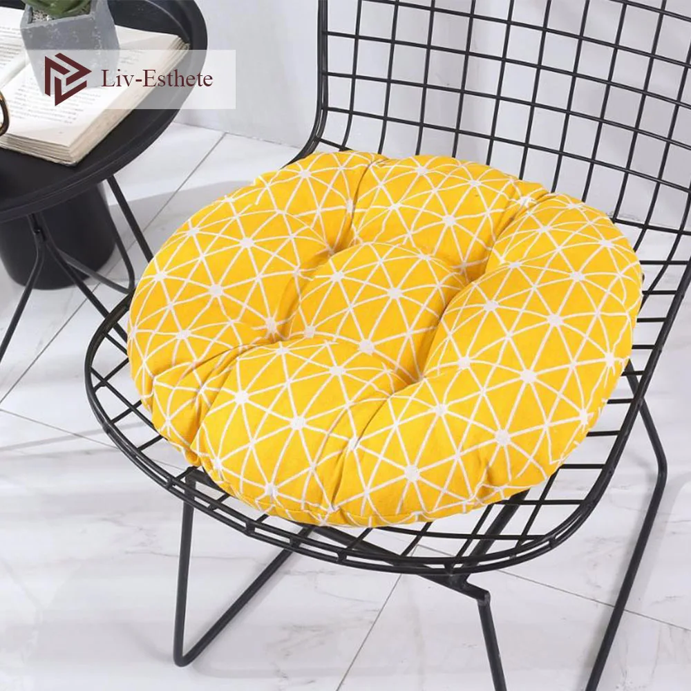 Liv este однотонная Подушка на спинку сиденья квадратный стул диван для взрослых