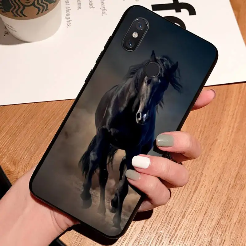 

Fine Horse Art Steed horses high quality Phone Case shell For Xiaomi Redmi note 7 8 9 t k30 max3 9 s 10 pro lite