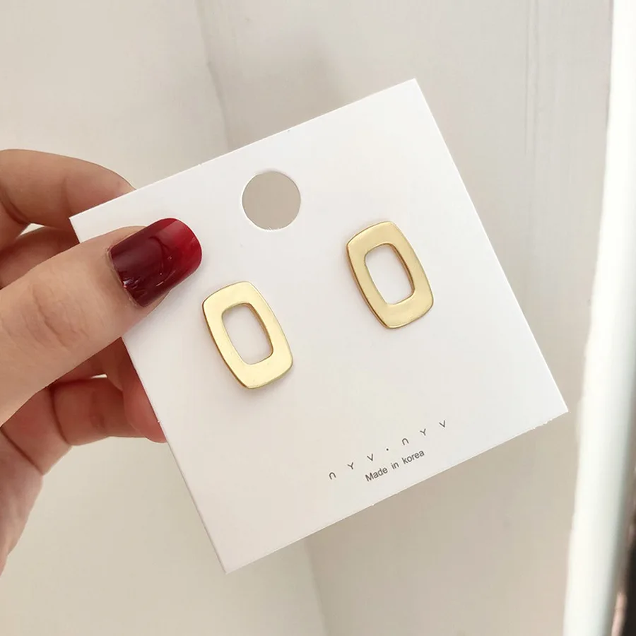 Женские Висячие серьги с искусственным жемчугом простые геометрические