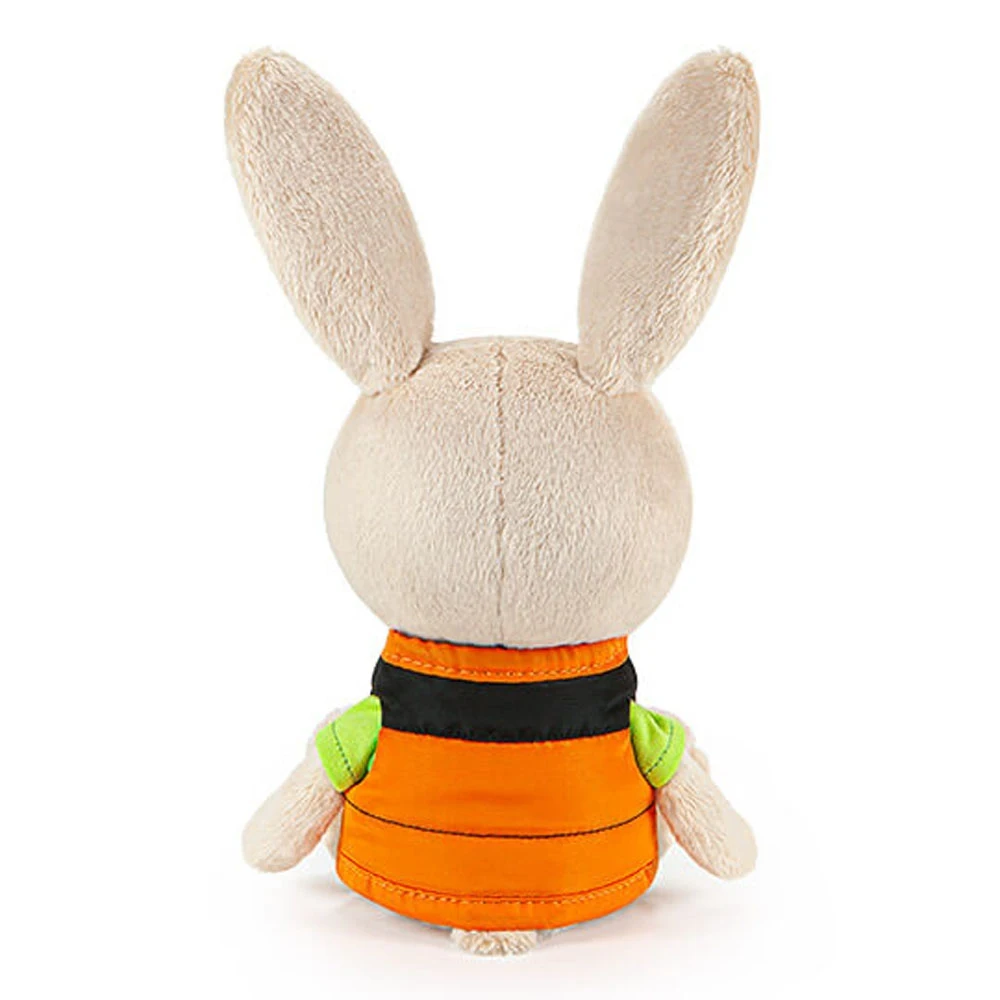 Budi Basa Stuffed toy Hare Antosha in a green T-shirt and sleeveless jacket 15 cm Soft toys pussies for children babies cute toys. | Игрушки