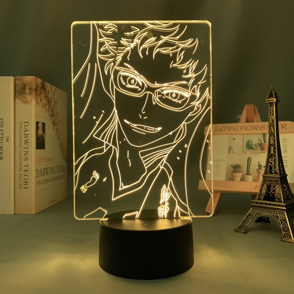 Аниме 3d лампа Haikyu! Декоративный ночник для спальни детский подарок на свадьбу