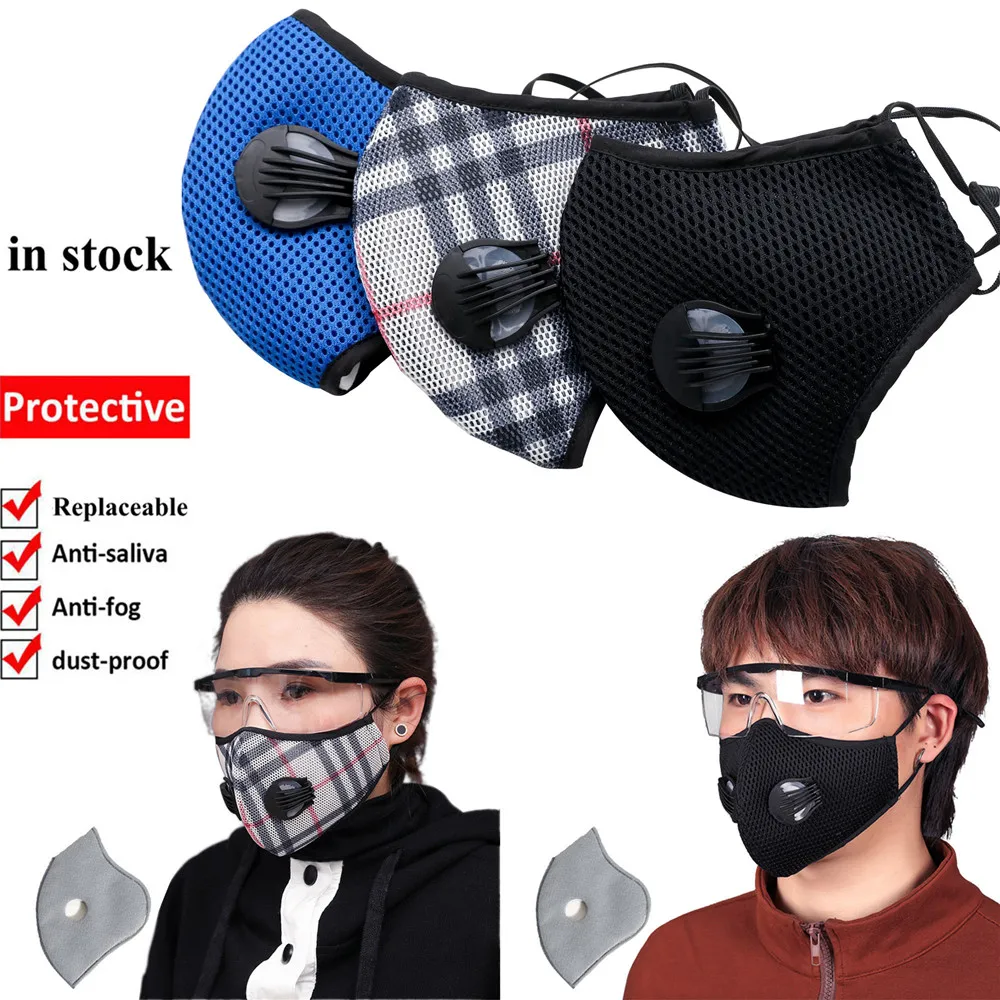 Спортивная велосипедная маска для лица респиратор езды на велосипеде PM2.5 защита от загрязнения