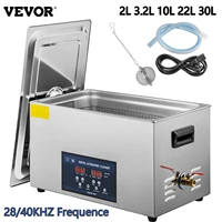 vevor 2l 3 2l 6l 10l 22l 30l double frequence ultrasonic cleaner portable washing machine ultrasound dishwasher home appliance