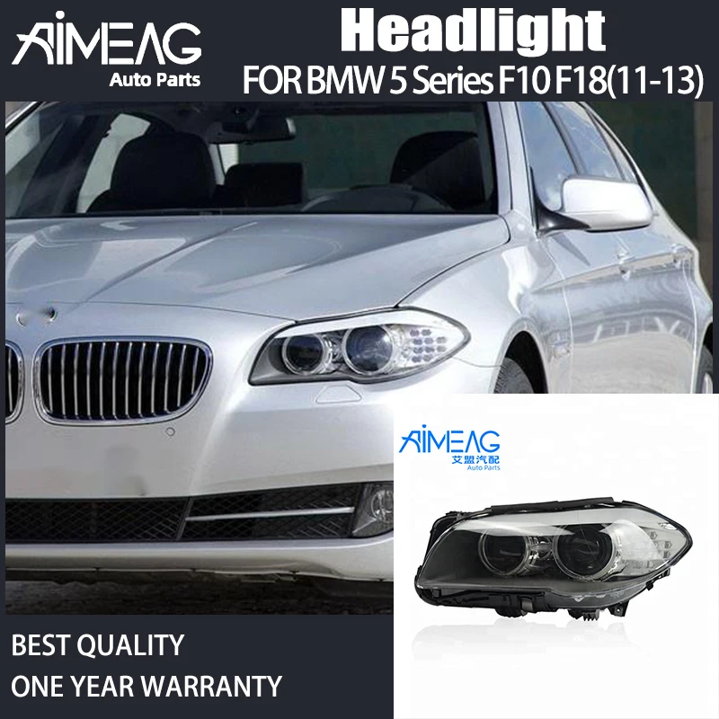 

Headlight Assembly Fit BMW 5 Series F10 F18 2011/2012/2013 Hid Xenon Complete Plug&Play Aftermarket Car Light