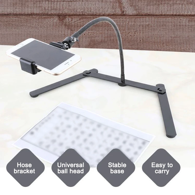 

Flexible Arm Phone Holder For Selfie Video Shooting Broadcast Phone Bracket Clamp Flexible Gooseneck Support Long Arms Mount