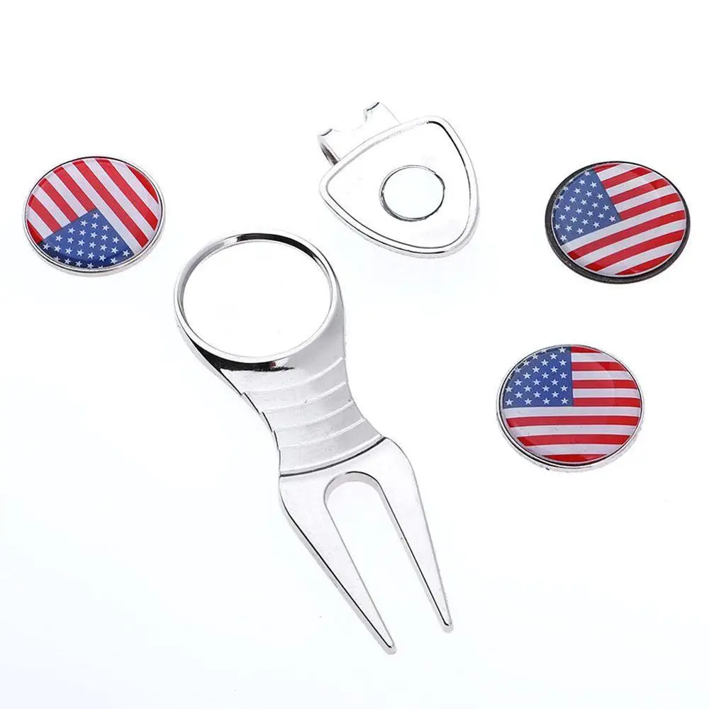 Подарочный набор инструментов для гольфа-включает в себя зажим шляпы и маркер