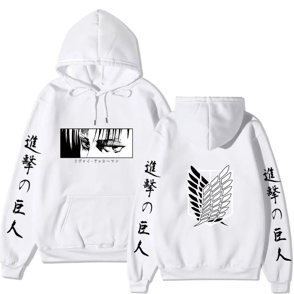 

2020 Anime Hoodie Attack on Titan Hoodied Long Sleeve Streetwear Harajuku Sweatshirt Men/Women Unisex Sport Hoody Tops