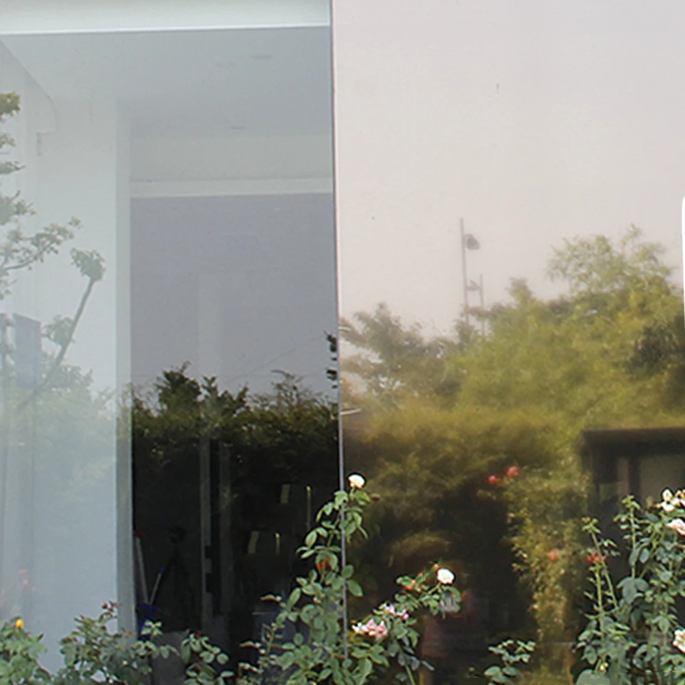 Sunice серебряная и бронзовая односторонняя зеркальная оконная пленка