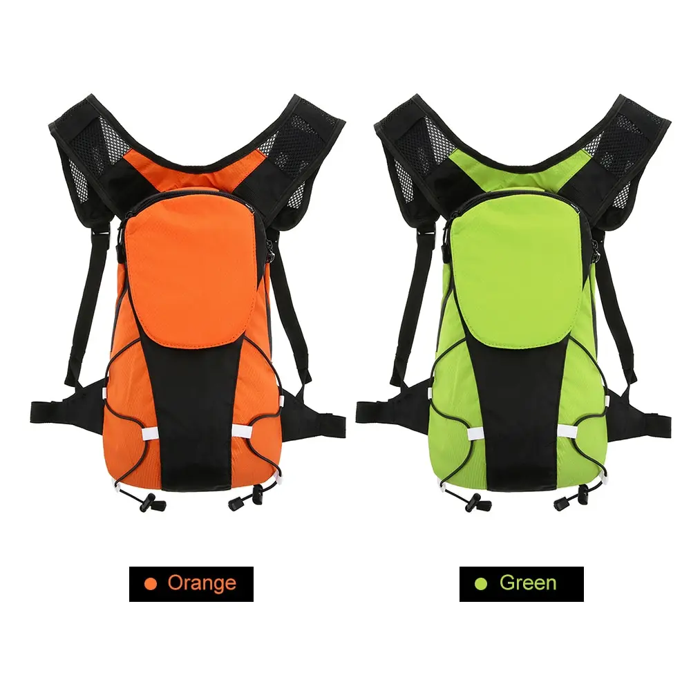 

Lixada 5L Lightweight USB Rechargeable Reflective Backpack with LED Signal Light Outdoor Sport Safety Bag Gear for Cycling