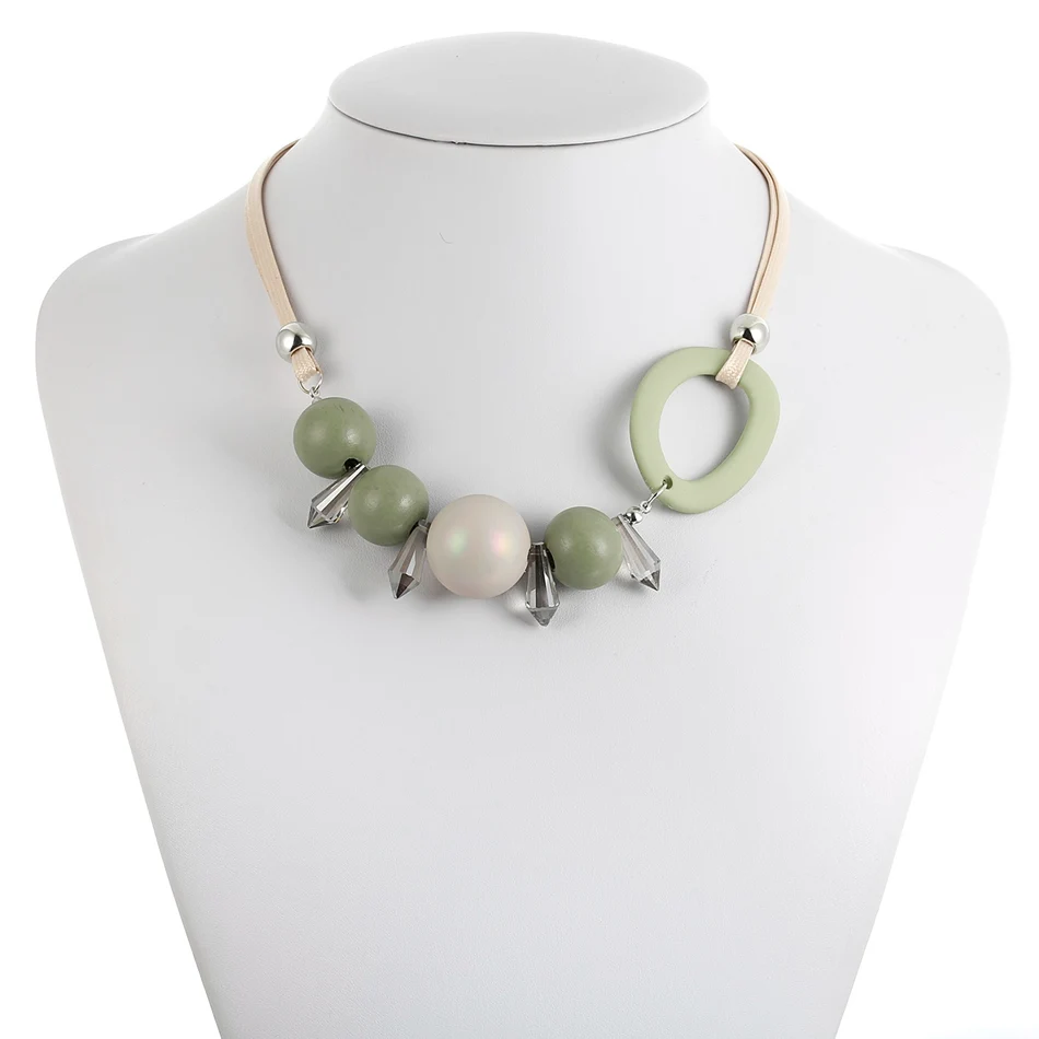 Женское Ожерелье с кулоном Match-Right массивное винтажное ожерелье бусинами женское