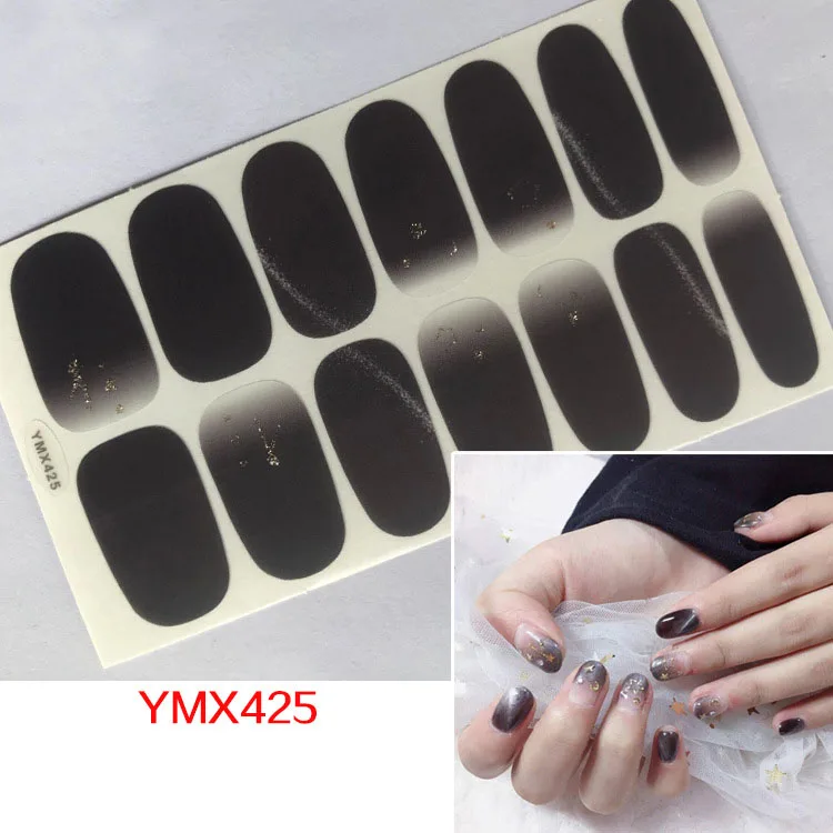 14 наклеек Lamemoria наклейки для ногтей декоративные красивого дизайна простые