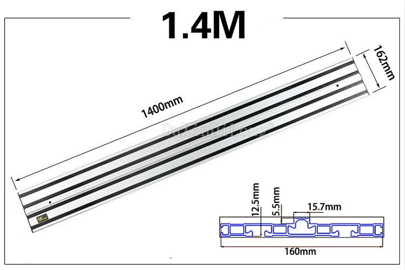 Универсальная электрическая направляющая циркулярной пилы с регулируемым