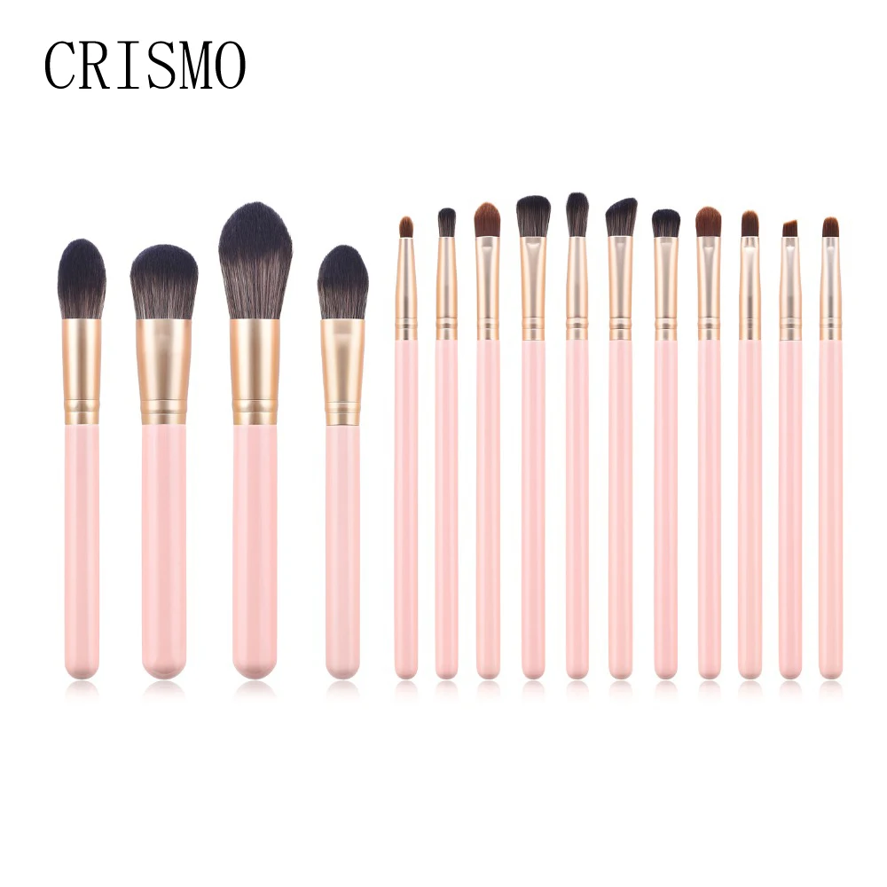 Набор кистей для макияжа CRISMO профессиональные пудры основы теней век бровей губ