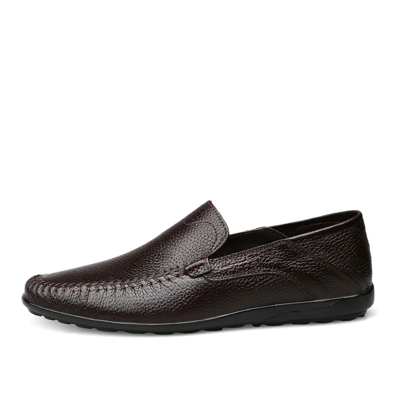 Мужские лоферы обувь для вождения мягкая повседневная мужская на плоской