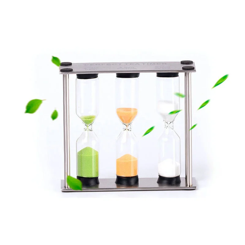 

Металлические песочные часы из нержавеющей стали, 3 в 1, 3/4/5 минут