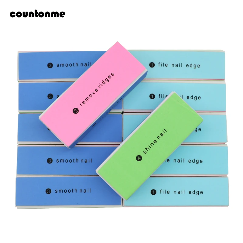 

1 PCS Nail Art Sanding File Polish Buffer Block Shiner File 4 sides Nail Art Polisher Manicure Nail File For Nail art tools