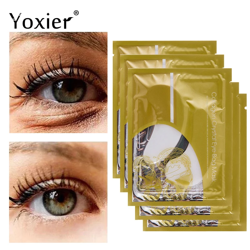 

Eye Mask Moisturizing Anti-Aging Remove Dark Circles Edema Smooth Fine Lines Deep Nourishment Firm Lifting Repair Eye Care 5pcs