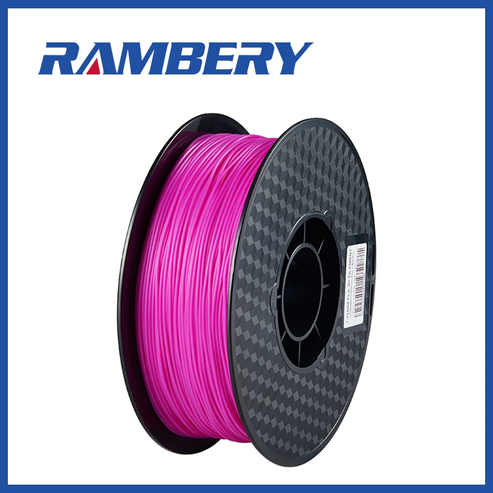 Нить для 3D принтера Ramber PLA 1 75 мм ABS филаментная фиолетовая красная погрешность +/ 0