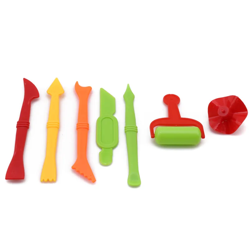 1Set Plastic Play Dough Tools Set Toy Educational Colorful Plasticine Mold Modeling Clay Kit Slime Toys For Children | Игрушки и хобби