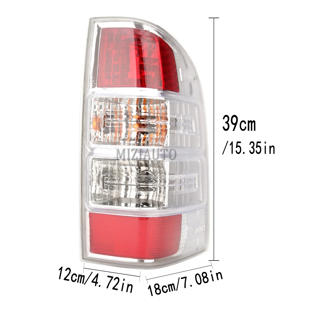 

LED Rear Tail Light For Ford Ranger Thunder Pickup Ute 2008 2009 2010 2011 Turn Signal Fog Bumper Reflector Brake Stop Lamp