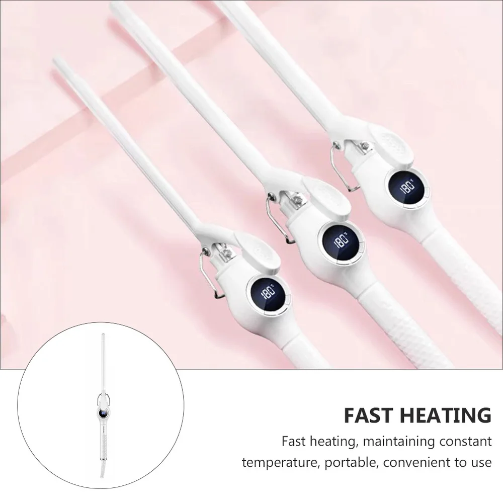 

1pc Hair Curler Adjustable Temperature Curling Hair Styling Tool (Plug)