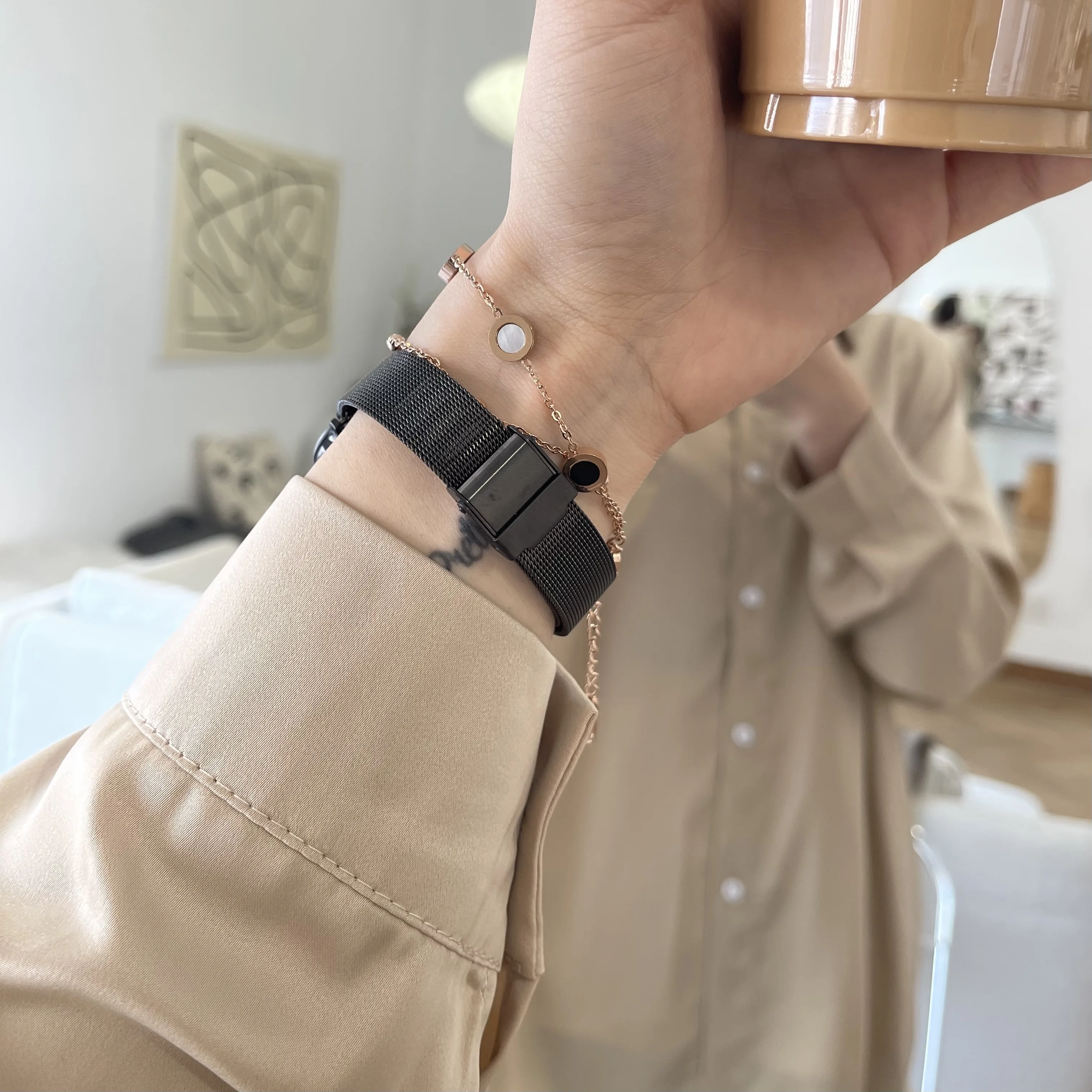 Slim Stainless Steel strap for Apple watch 6 se 40mm 44mm Bracelet band for iwatch series 5 4 3 38mm 42mm women Girls Wristband