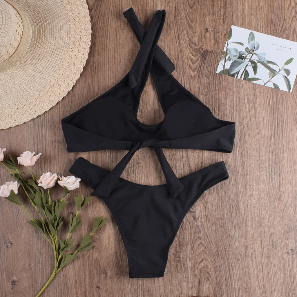 Женское бикини высокая талия купальник Swimuit женский Ретро стиль Beachewear набор traje de