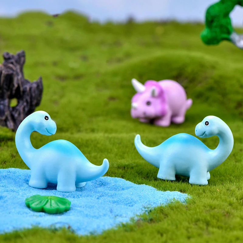 Миниатюрный Стегозавр Тираннозавр Рекс Динозавр Сказочный Сад украшение дома