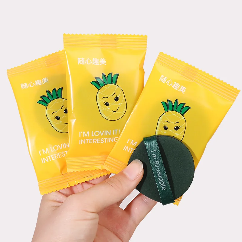 

4PCS BB cream air cushion puff non-latex wet and dry round sponge puff makeup tool